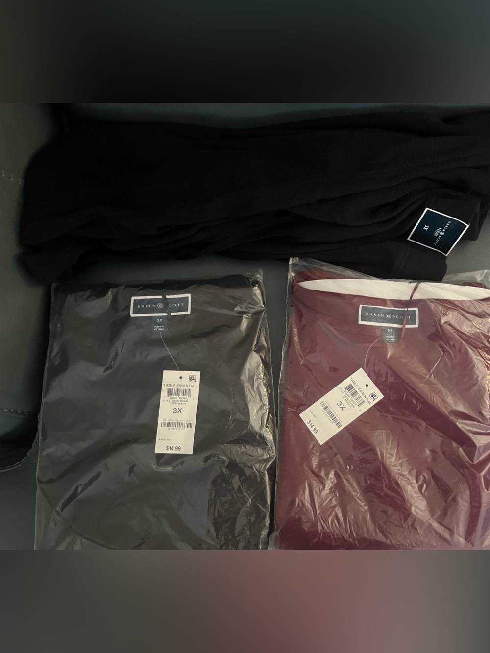 Plus Size Karen Scott - NWT set

2 long sleeve shirts & a pair of pants - 3X